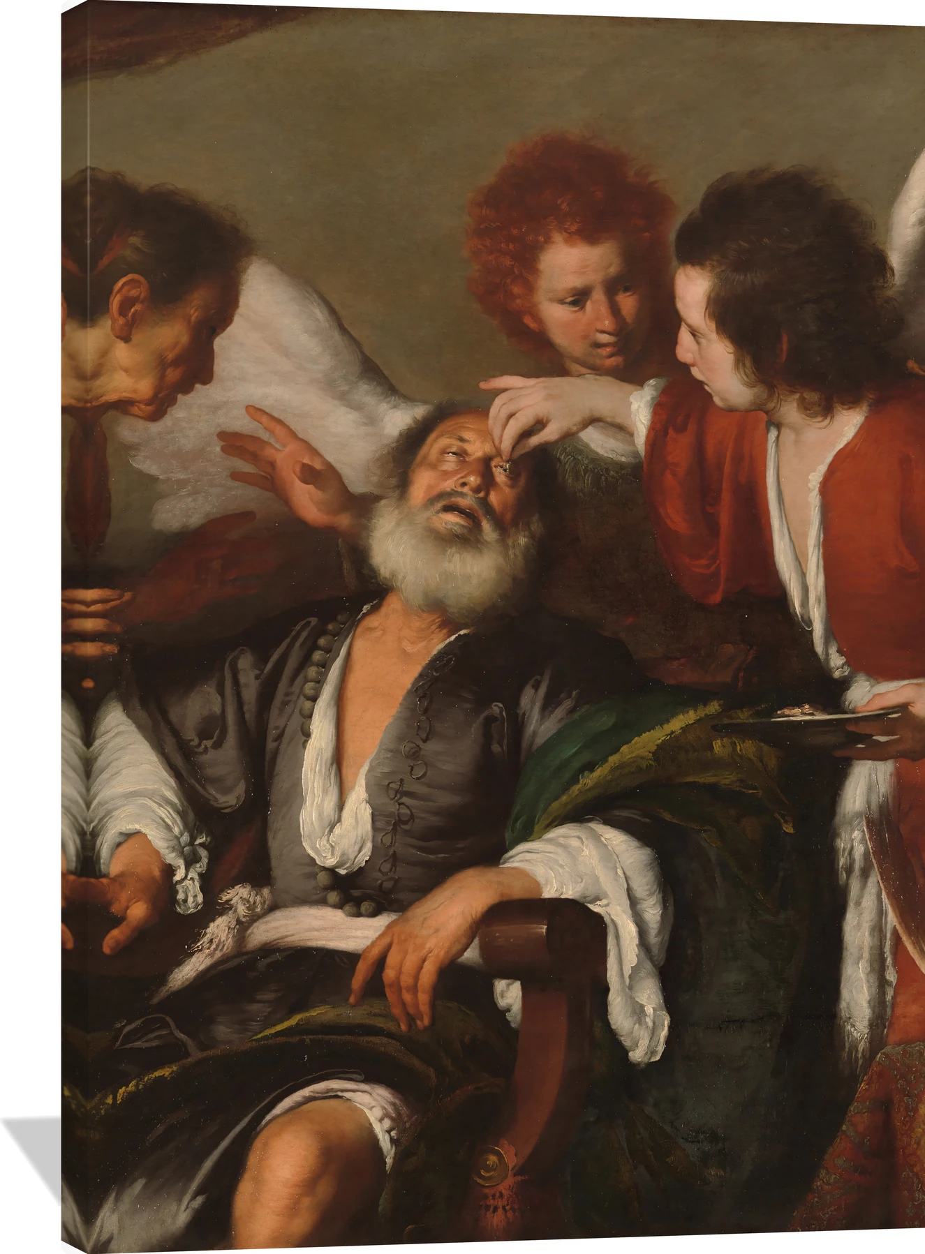 Tobias Curing His Father's Blindness