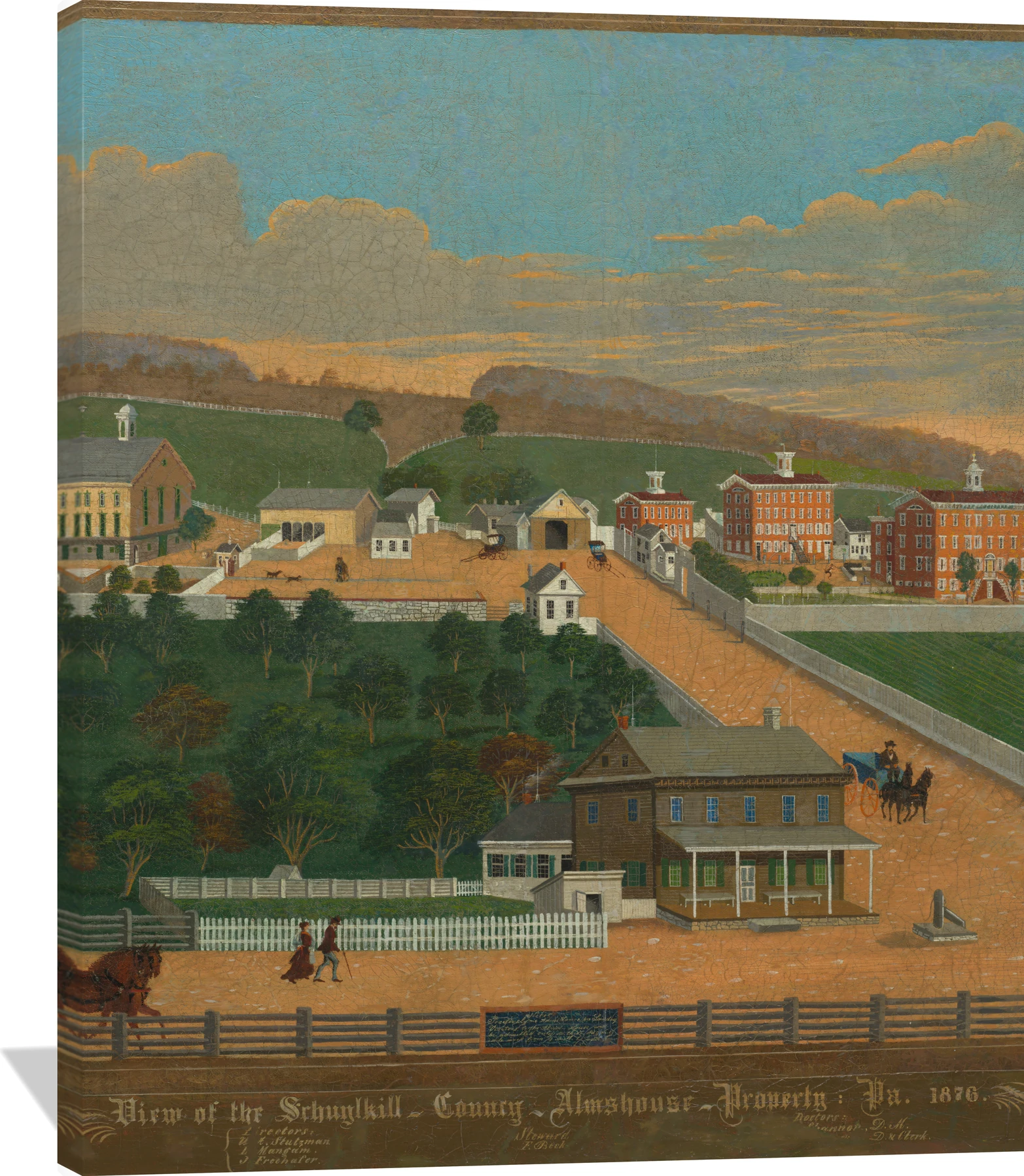 View of the Schuylkill County Almshouse Property