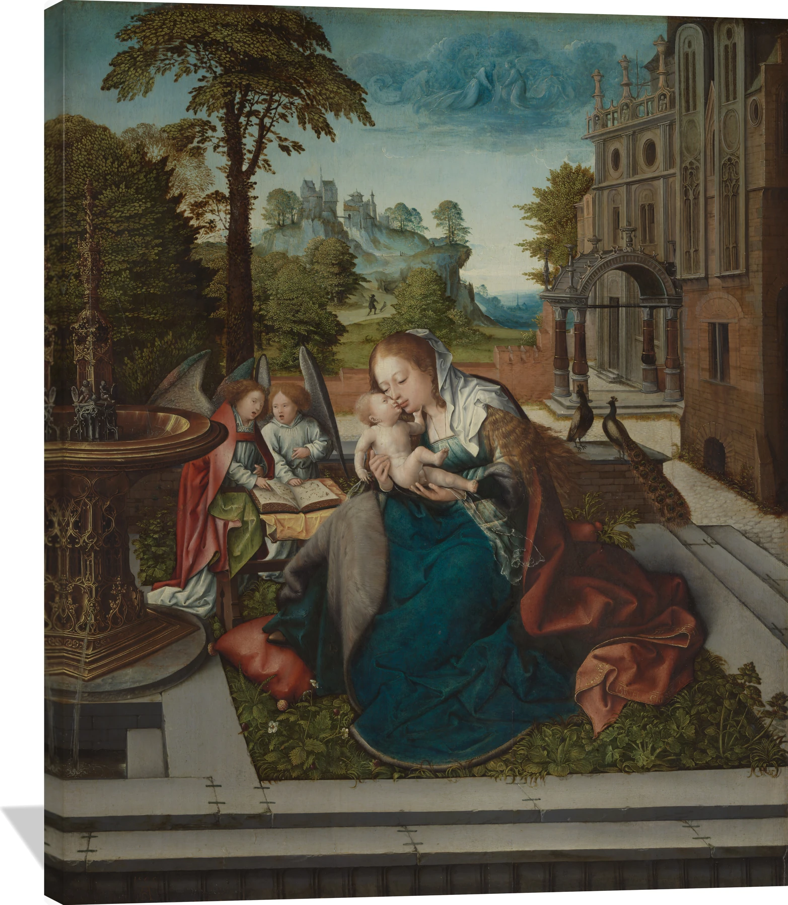 Virgin and Child with Angels